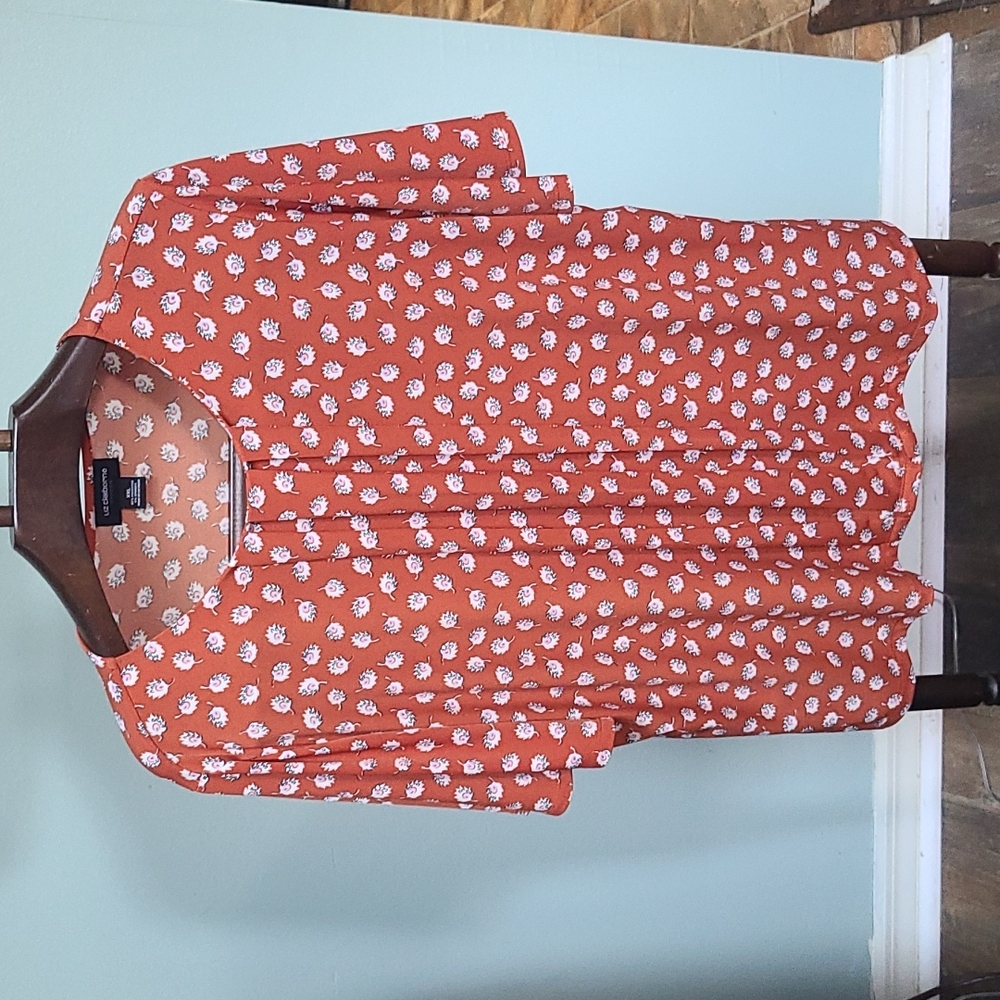 Liz Claiborne Career XXL short sleeve blouse